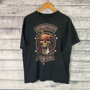 Five Finger Death Punch Rebellion Revised Band Tee